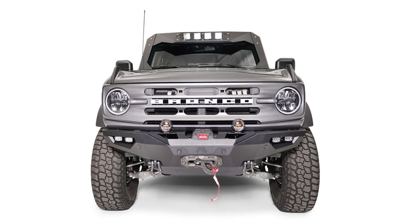 Fab Fours FB21-F5251-1 Ford Bronco 2021-2022 Premium Front Winch Bumper - BumperStock