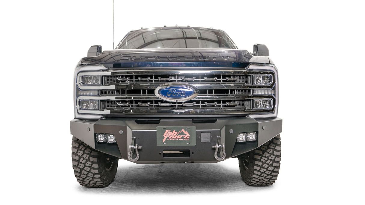 Fab Fours FS23-A5951-1 Ford F250/F350 Superduty 2023 New Premium Front Winch Bumper No Guard - BumperStock