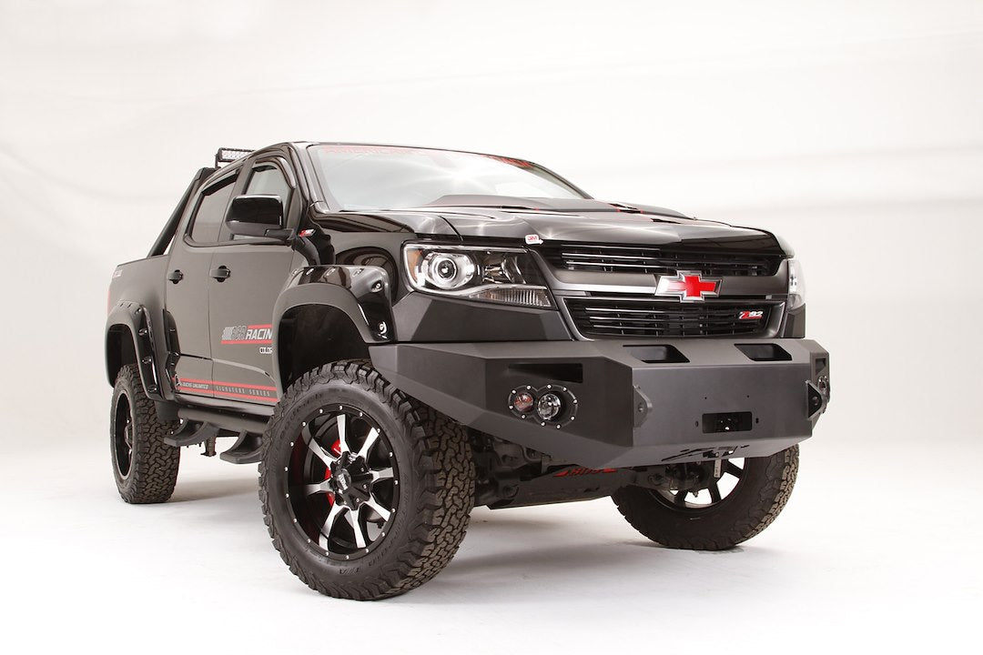 Fab Fours CC15-H3351-1 Chevy Colorado 2015-2020 Premium Front Bumper Winch Ready No Guard - BumperStock