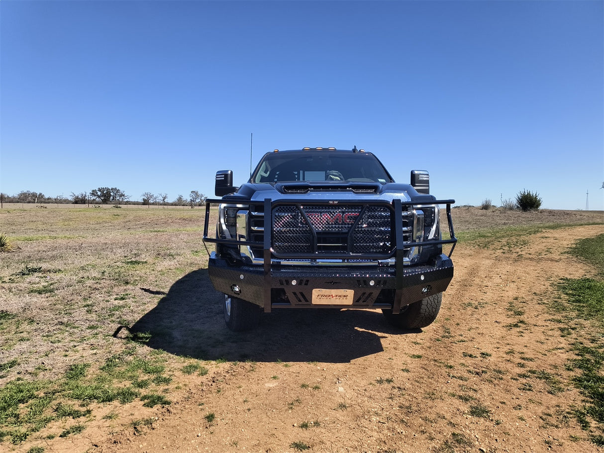 Frontier 300-32-4005 Original GMC Sierra 2500/3500 HD 2024 Front Bumper - BumperStock