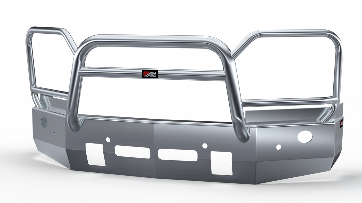 Ali Arc Guardian GMG196LS GMC Sierra 2500 2024 Front Bumper with Fog Lights & Sensor Cutouts - BumperStock