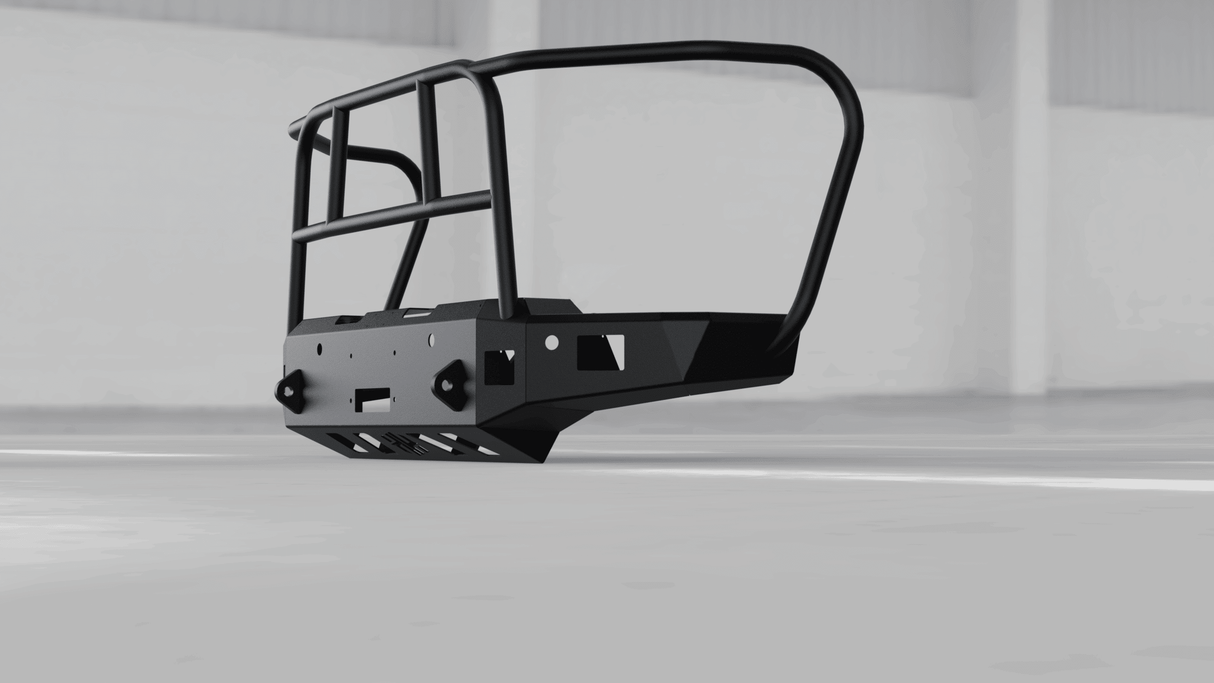 Hammerhead 600-56-1199 2024–2025 Chevy Silverado 2500/3500 Full Brush Guard Front Winch Bumper - BumperStock