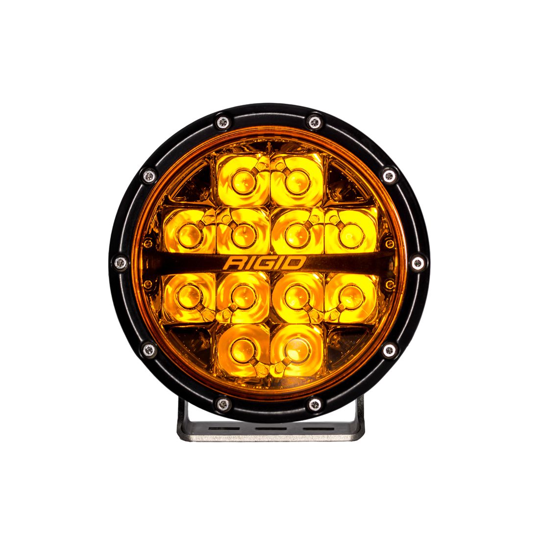 Rigid 36210 360-Series 6 Inch Spot with Amber PRO Lens Pair - BumperStock