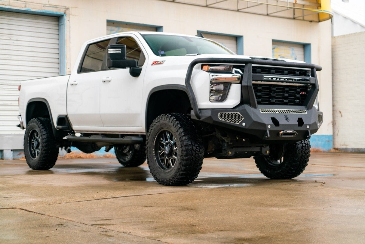 Road Armor Evolution 3202EF7B 2020-2023 Chevy Silverado 2500/3500 HD Reaper Guard Front Winch Bumper - BumperStock