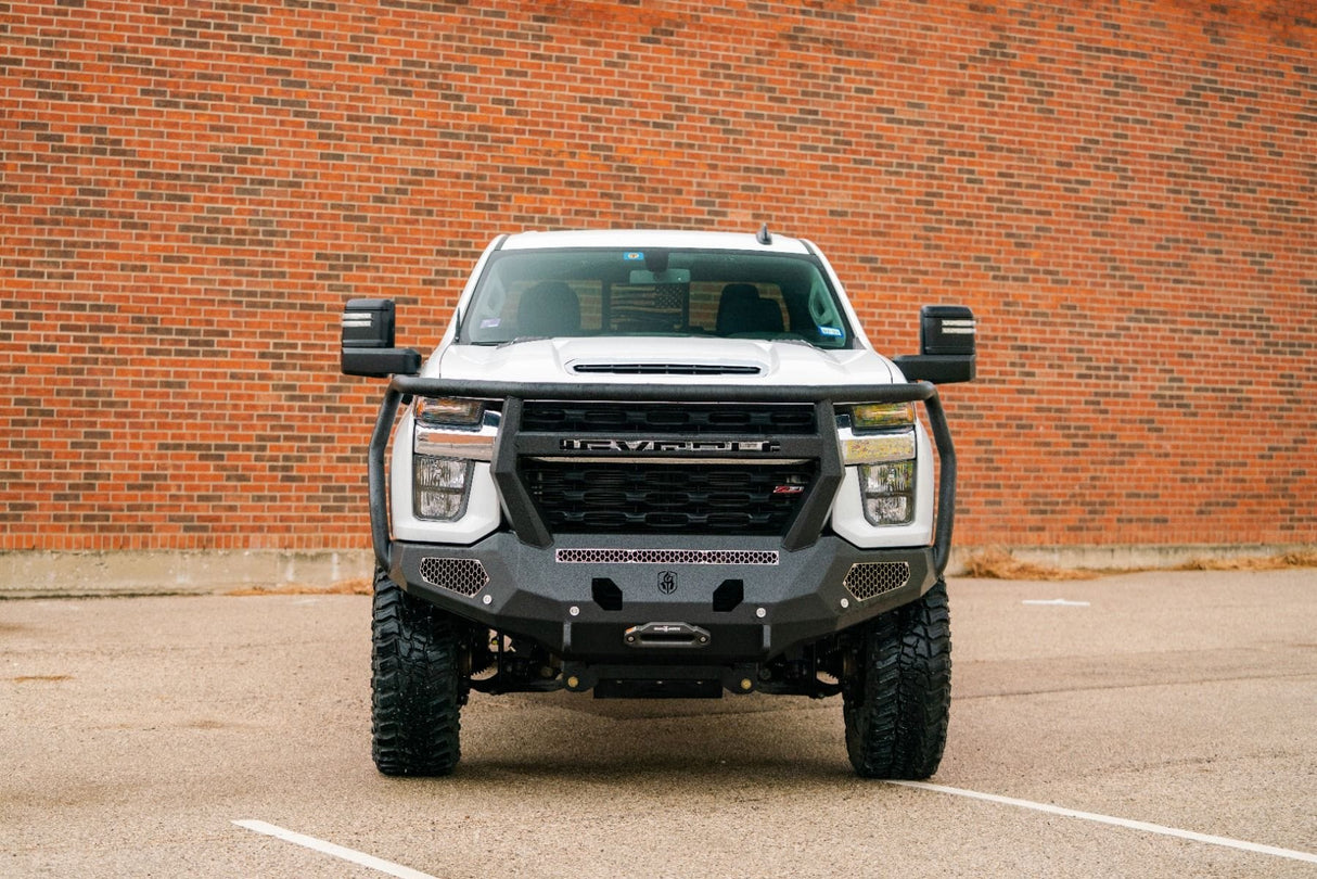 Road Armor Evolution 3202EF7B 2020-2023 Chevy Silverado 2500/3500 HD Reaper Guard Front Winch Bumper - BumperStock