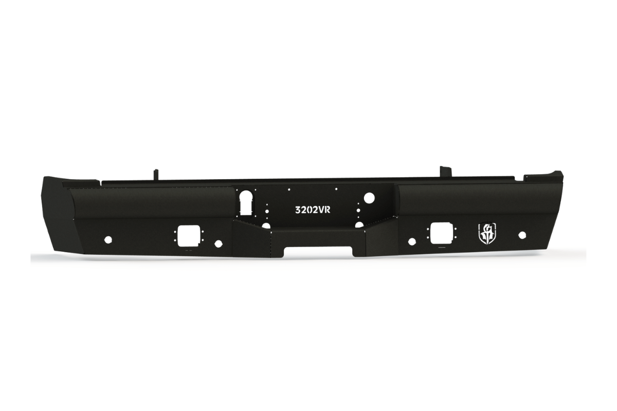 Road Armor Vaquero 3202VR0B 2020-2023 GMC Sierra 2500/3500 HD Non-Winch Rear Bumper - BumperStock