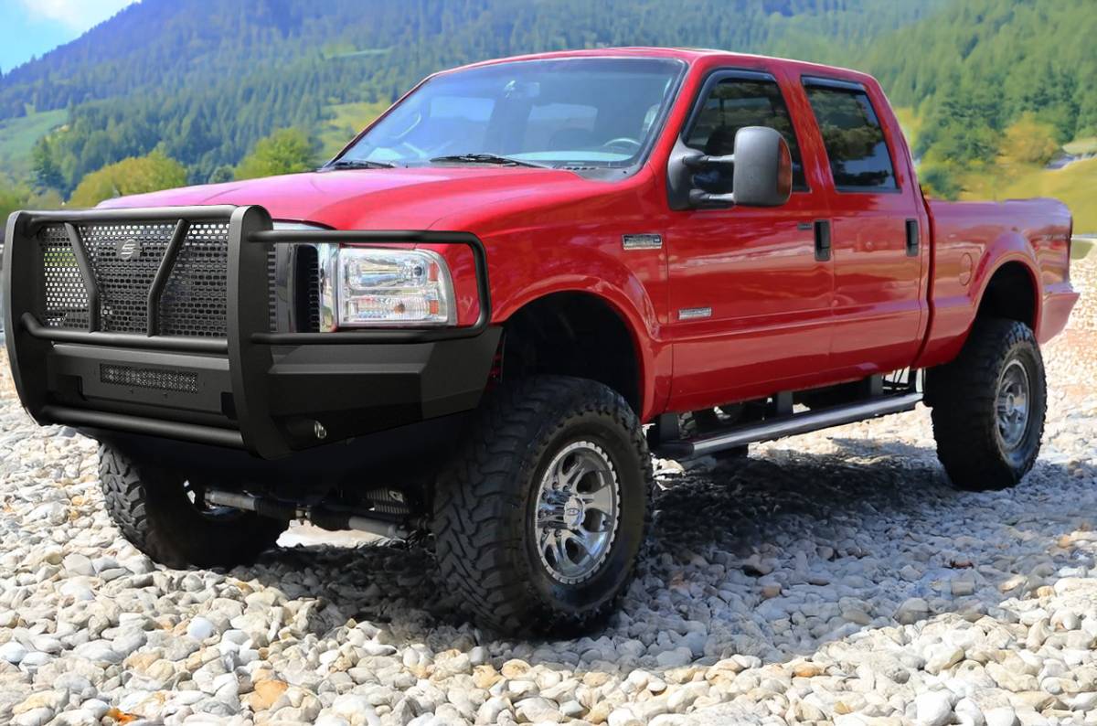 Steelcraft 60-11300 1999-2007 Ford F250/F350 Super Duty HD Elevation Front Bumper - BumperStock