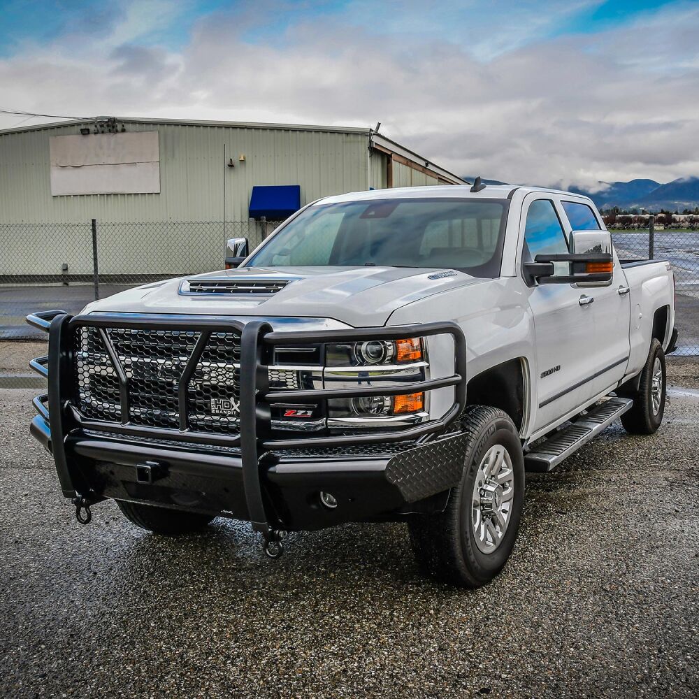Westin 58-31155 Chevy Silverado 2500/3500 HD 2015-2019 HDX Bandit Front Bumper - BumperStock