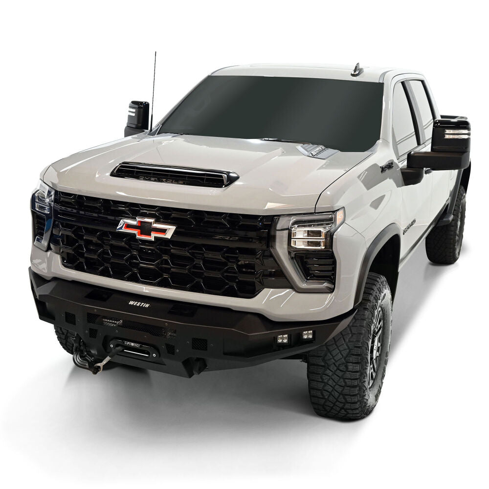 Westin 58-414215 Pro-Series 2024-2025 Chevy Silverado 2500/3500 HD Front Winch Bumper - BumperStock