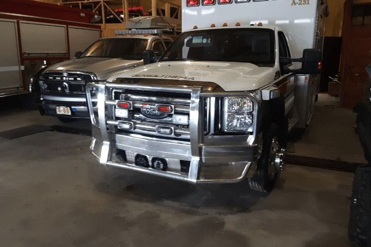 Ali Arc Aluminum Ford F250/F350 Superduty 1997-2007 Front Bumper With Rake FDR273-BumperStock