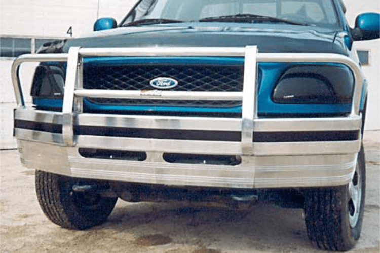 Ali Arc Aluminum Ford F450/F550 Superduty 1997-2007 Front Bumper With Rake FDR273-BumperStock