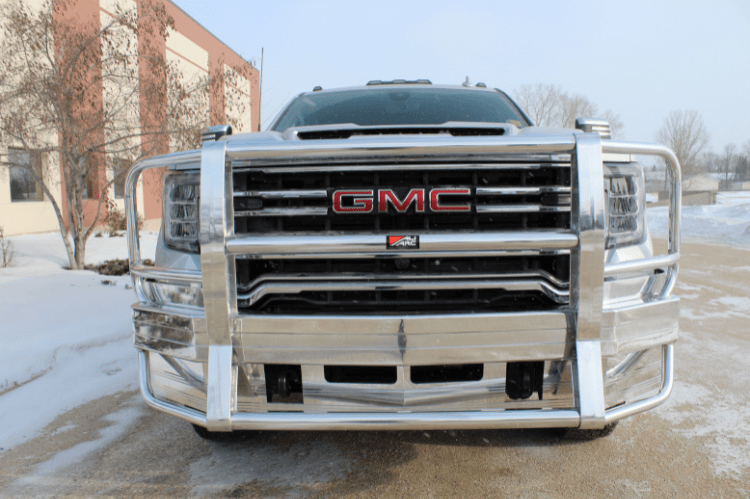 Ali Arc Aluminum GMC Sierra 2500/3500 2020-2023 Front Bumper With Rake Sensors GMR195S-BumperStock