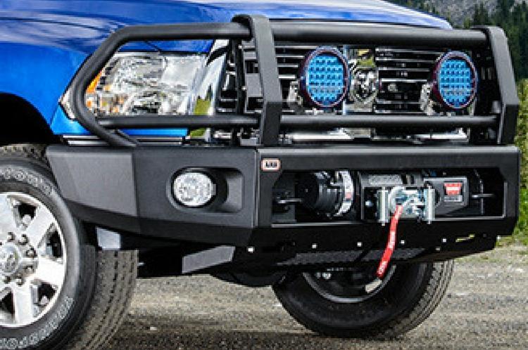 ARB 2237010 Dodge Ram 2500/3500 2010-2018 Modular Full Deluxe Front Bumper Winch Ready with Grille Guard-BumperStock