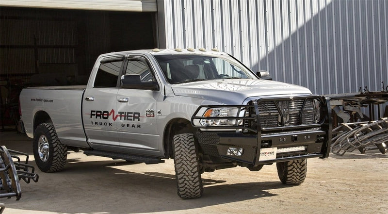 Frontier 130-41-0007 Dodge Ram 2500/3500 2010-2018 Pro Front Bumper with Sensor Holes and Light Bar-BumperStock