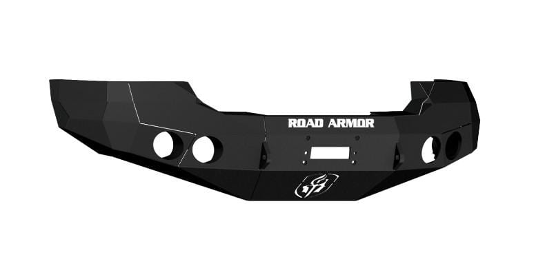 Road Armor 37400B 2008-2010 GMC Sierra 2500/3500 Stealth Front Winch Bumper Base Guard-BumperStock