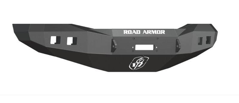 Road Armor 406R0B 2006-2009 Dodge Ram 2500/3500/4500/5500 Stealth Front Winch Bumper Base Guard-BumperStock