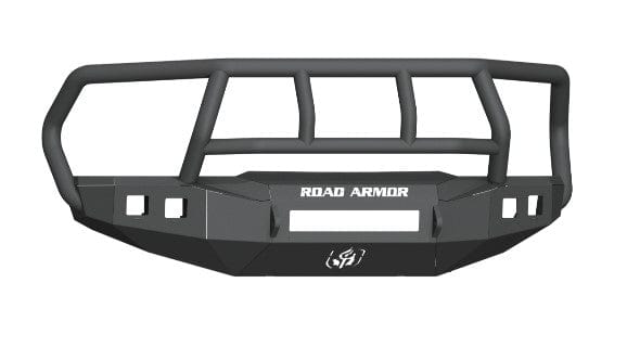 Road Armor 4151F2B-NW 2015-2018 Ram Rebel 1500 Stealth Front Non-Winch Bumper Titan II Guard - BumperStock