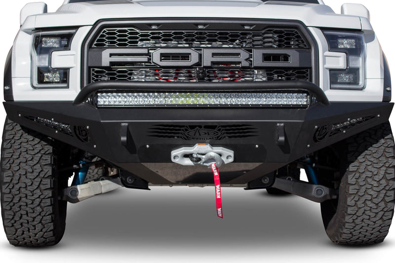 ADD F117382860103 2017-2020 Ford Raptor HoneyBadger Front Winch Bumper - BumperStock