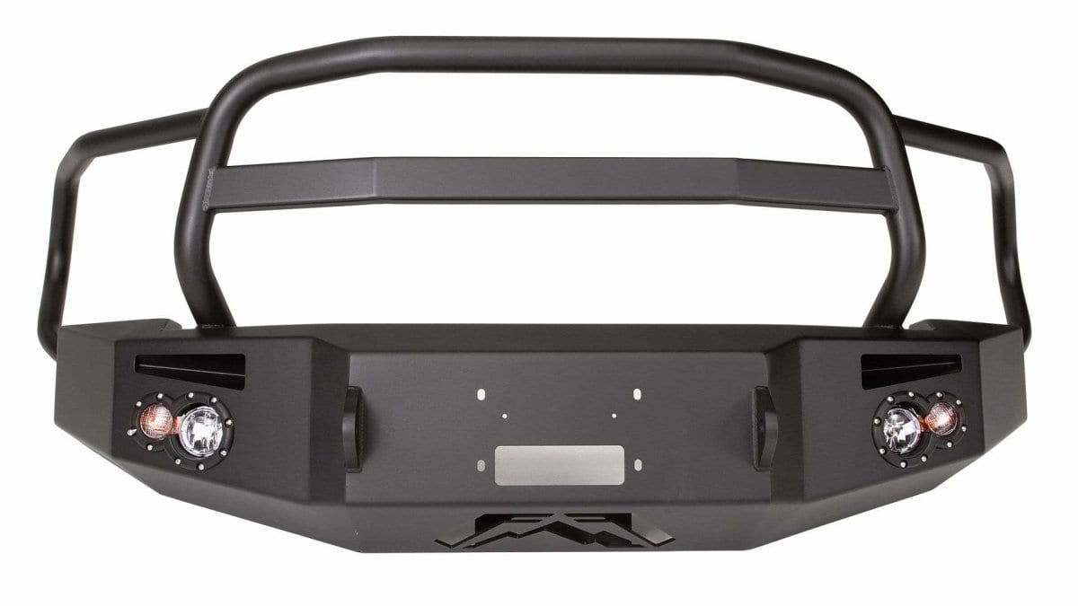 Fab Fours DR13-H2950-1 Dodge Ram 1500 2013-2018 Premium Front Bumper Winch Ready Full Guard Non-Sensor-BumperStock