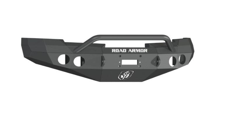 Road Armor 37704B 2008-2013 Chevy Silverado 1500 Stealth Front Winch Bumper Pre-Runner Guard-BumperStock