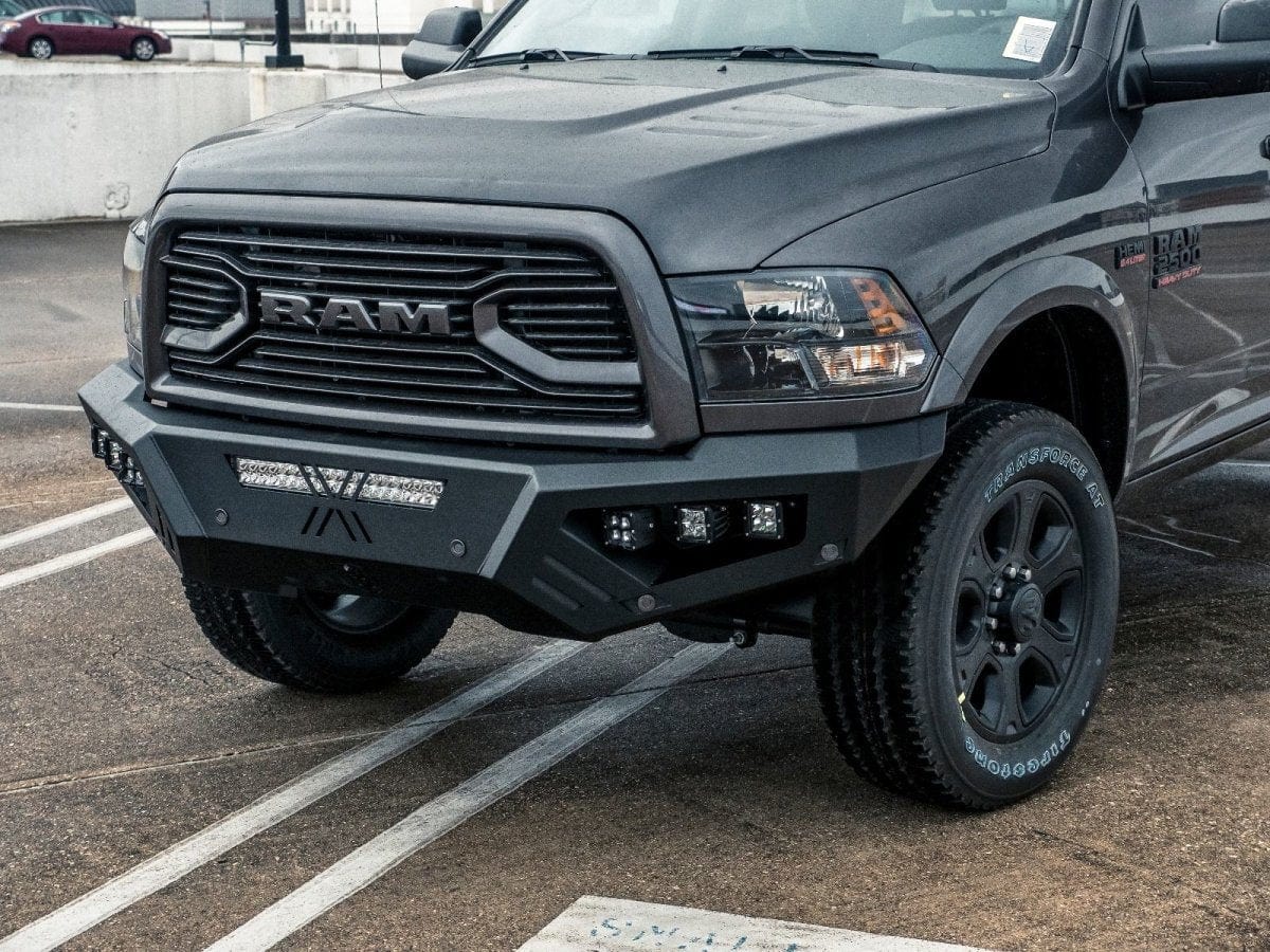 Road Armor 4162XF0B 2016-2018 Dodge Ram 2500/3500 Spartan Front Bumper - BumperStock