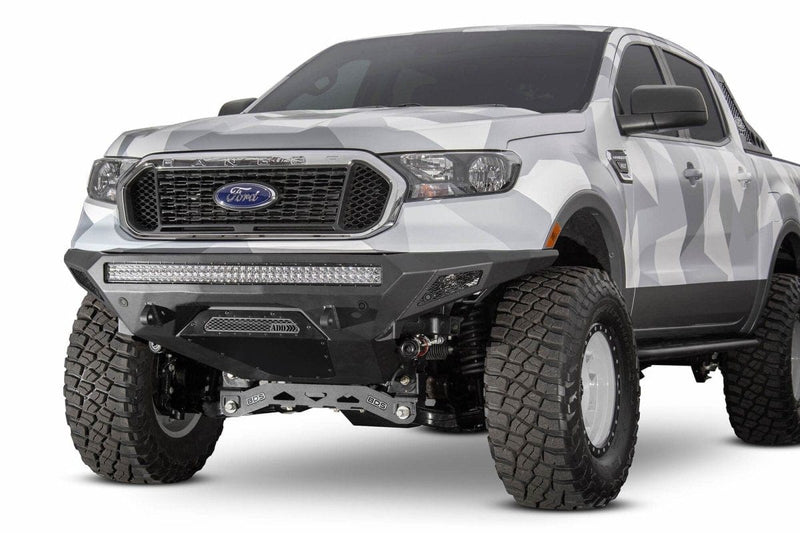 ADD F221403030103 2019-2022 Ford Ranger Stealth Fighter Front Bumper with Sensor Cutouts-BumperStock