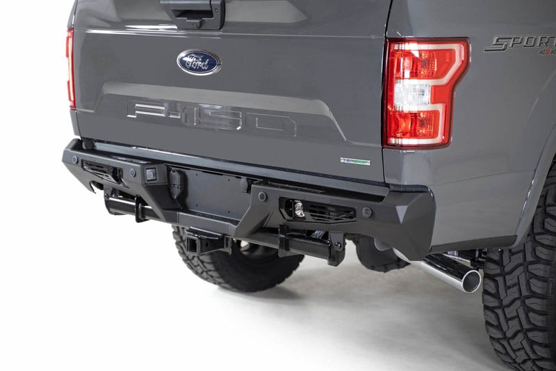 ADD R180011370103 2015-2020 Ford F150 Bomber Rear Bumper with Backup Sensors - BumperStock