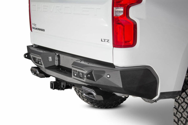 ADD R441051280103 2019-2021 Chevy Silverado 1500 Stealth Fighter Rear Bumper with Exhaust Tips - BumperStock
