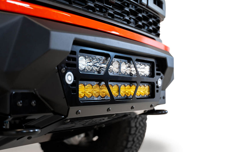 ADD F210012140103 2021-2022 Ford Raptor Bomber Front Bumper (20-Inch Lights) - BumperStock