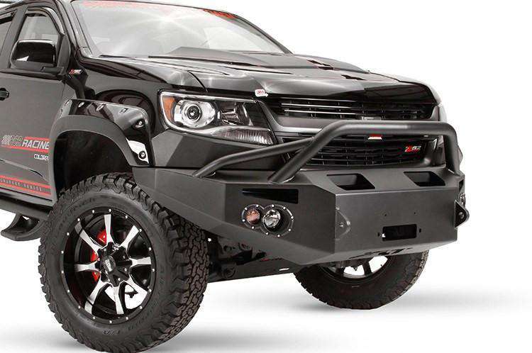 Fab Fours CC15-H3352-1 Chevy Colorado 2015-2020 Premium Front Bumper Winch Ready Pre-Runner Guard - BumperStock