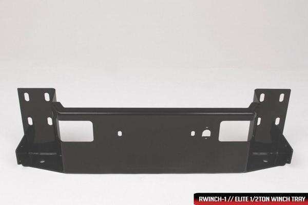 Fab Fours FF09-R1961-1 Ford F150 2009-2014 Black Steel Elite Front Bumper No Guard-BumperStock