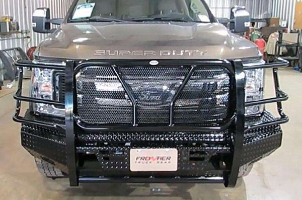 Frontier 300-11-7006 Ford F250/F350 Superduty 2017-2019 Front Bumper with Light Bar-BumperStock