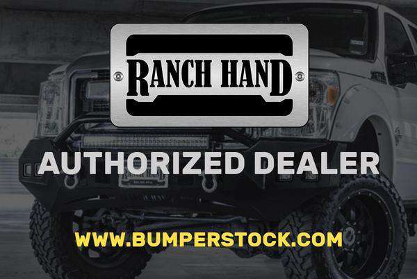 Ranch Hand FBF085BLR 2008-2010 Ford F250/F350 F450/F550 Super Duty Sport Front Bumper 15K Winch Ready-BumperStock