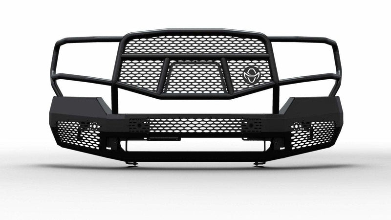 Ranch Hand MFG151BM1 2015-2019 GMC Sierra 2500/3500 HD Midnight Front Bumper with Grille Guard-BumperStock