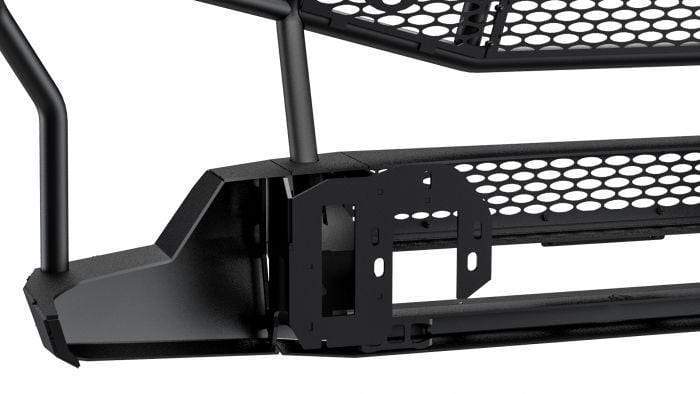 Ranch Hand MFG19HBM1 2019-2021 GMC Sierra 1500 Midnight Front Bumper with Grille Guard-BumperStock