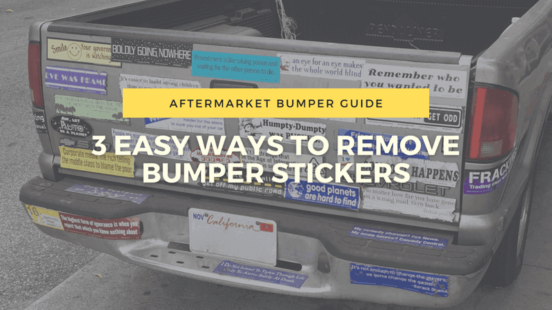 3 Easy Ways To Remove Bumper Stickers | BumperStock