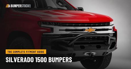 Chevy Silverado 1500 with an aftermarket front bumper