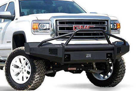 Fab Fours Bumpers Black Steel Elite GMC Sierra 1500 | BumperStock