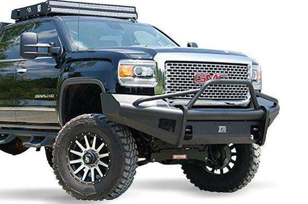 Buy Fab Fours Bumpers Black Steel Elite GMC Sierra 2500/3500 | BumperStock