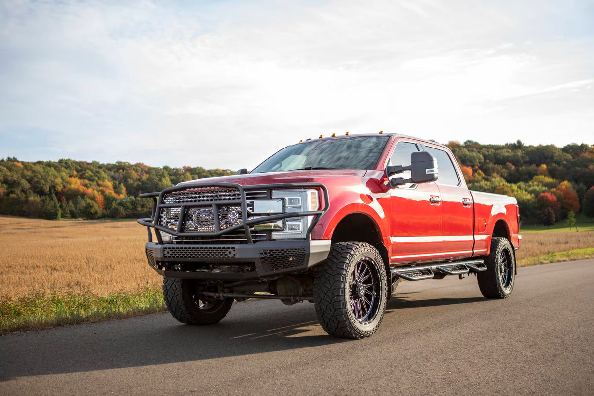 Ranch Hand MFG151BM1 2015-2019 GMC Sierra 2500/3500 HD Midnight Front Bumper with Grille Guard