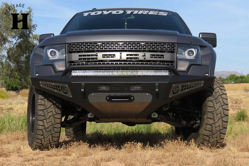 ADD F017275050103 2010-2014 Ford Raptor HoneyBadger Front Winch Bumper - BumperStock