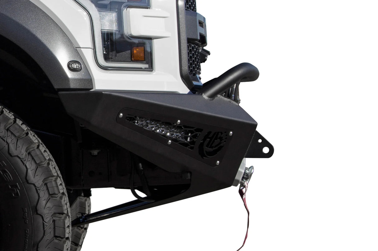 ADD F117382860103 2017-2020 Ford F150 Raptor HoneyBadger Front Bumper with Winch Mount - BumperStock