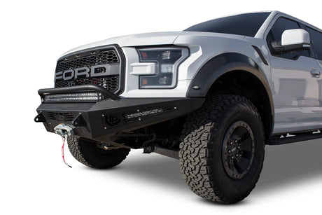 ADD F117382860103 2017-2020 Ford F150 Raptor HoneyBadger Front Bumper with Winch Mount - BumperStock