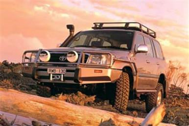 ARB 3413050B Toyota Land Cruiser 1998-2001 Deluxe Front Bumper Winch Ready - BumperStock