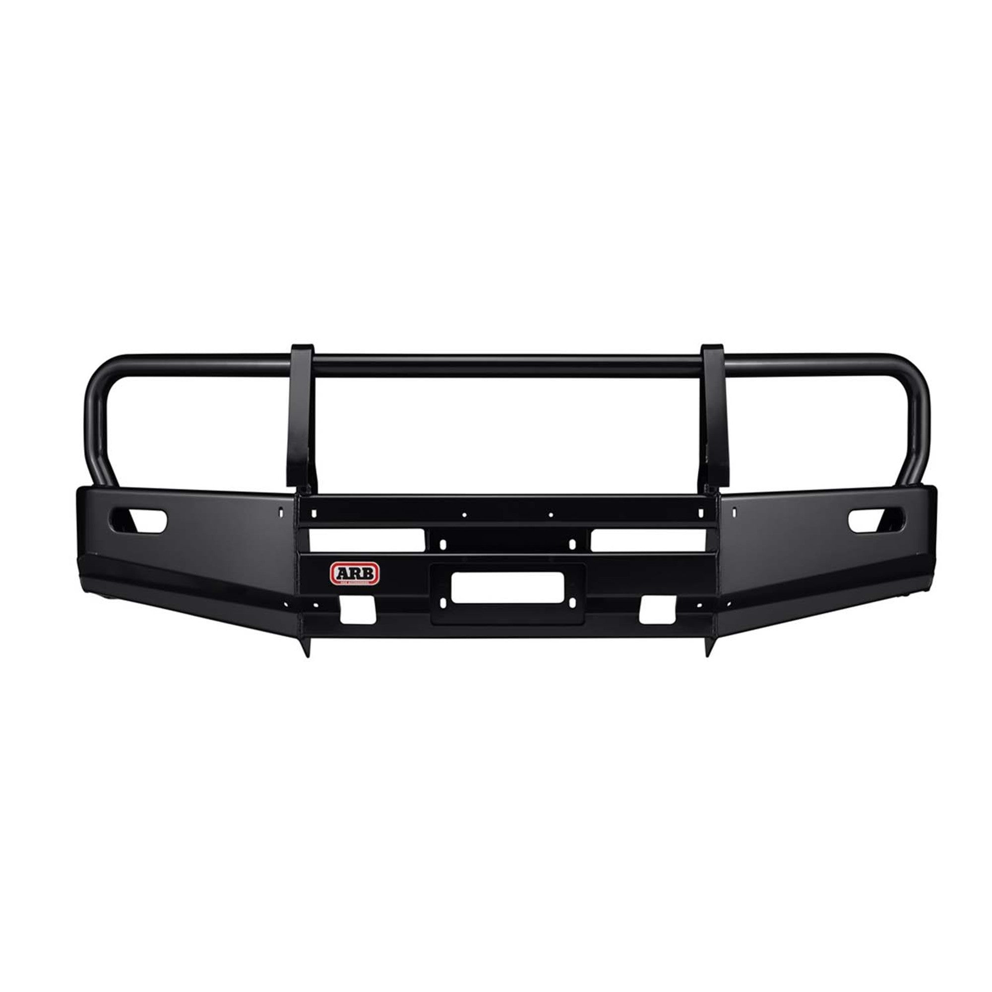 ARB 3423030 Toyota Tacoma 2005-2011 Deluxe Front Bumper Winch Ready with Grille Guard, Black Powder Coat Finish - BumperStock