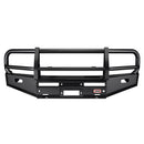 ARB 3462010 Chevy Silverado 1500 1999-2002 Deluxe Front Bumper Winch Ready with Grille Guard, Black Powder Coat Finish - BumperStock