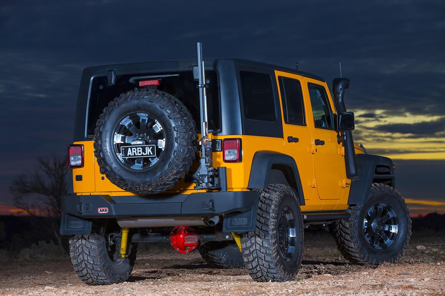 ARB 5650360 Jeep Wrangler JK 2007-2018 Rear Bumper Integrit Textured Black Powder Coat - BumperStock