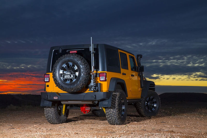 ARB 5650360 Jeep Wrangler JK 2007-2018 Rear Bumper Integrit Textured Black Powder Coat - BumperStock