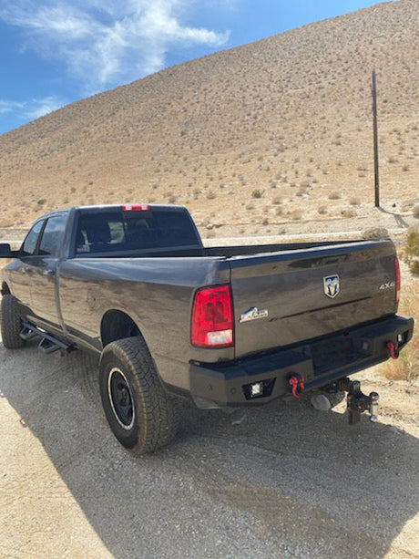 Body Armor DG-3163 Dodge Ram 2500/3500 HD 2010-2024 Ambush Series Rear Bumper - BumperStock