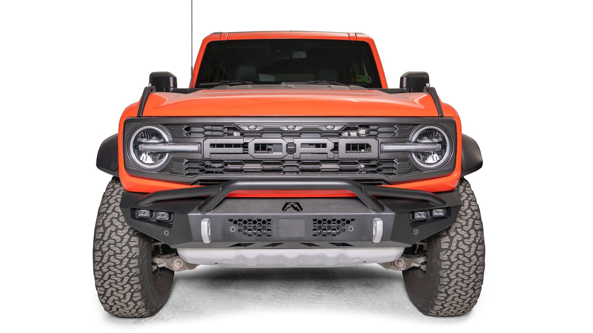 Bronco Raptor Front Fab Fours BR22-D5752-1 2022-2025 Ford Bronco Raptor Front Bumper ...
